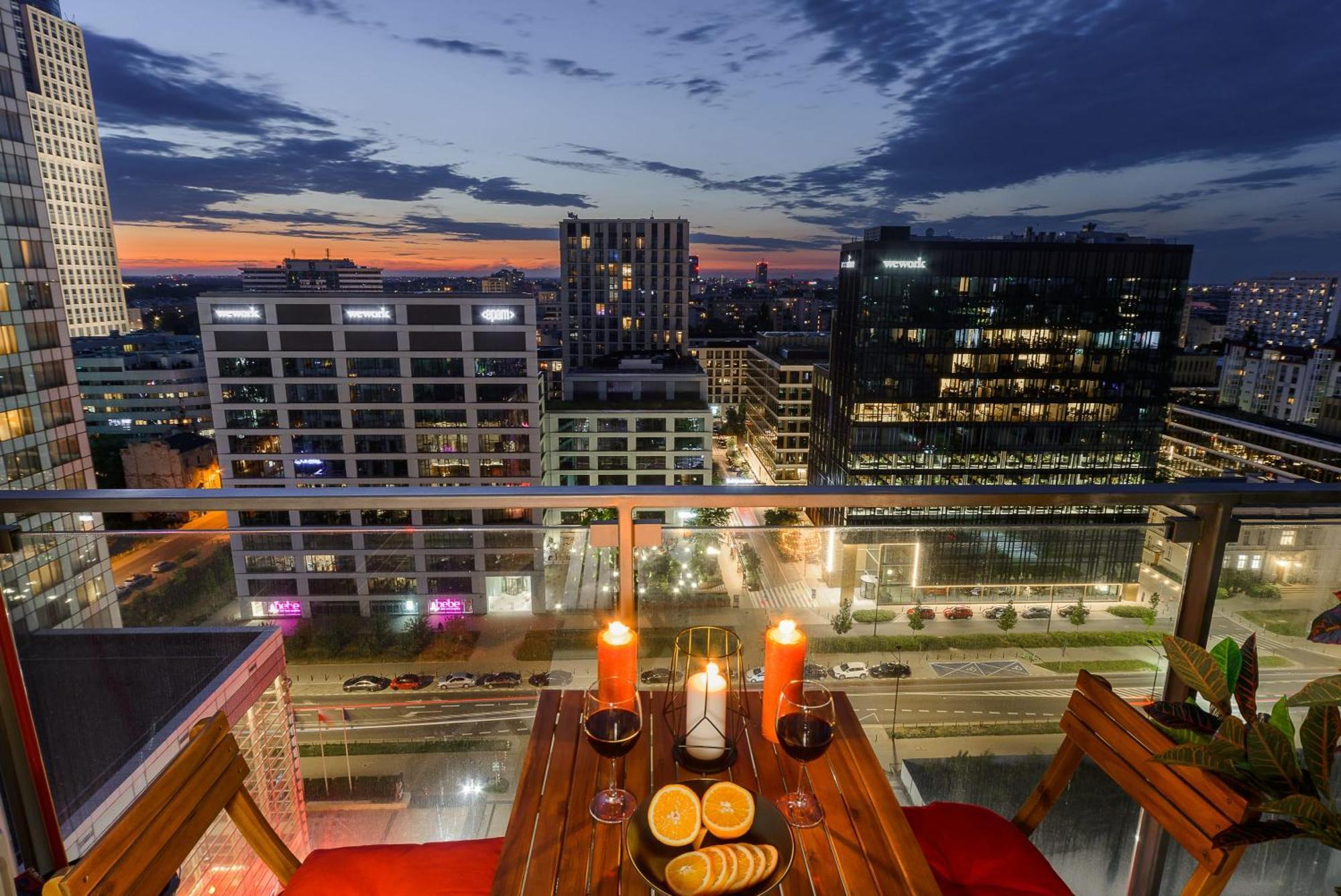 Lumina Apart With Balcony Platinum Tower Warsaw Exterior photo